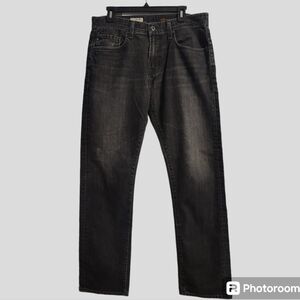 AG Adriano Goldschmied Jeans Men's 34x32 Fade Black The Geffen Slouchy Slim Pant